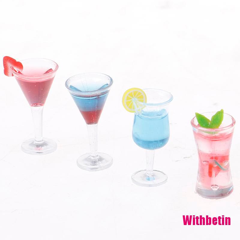 Ly Cocktail Mini Tỉ Lệ 1: 12 Trang Trí Nhà Búp Bê