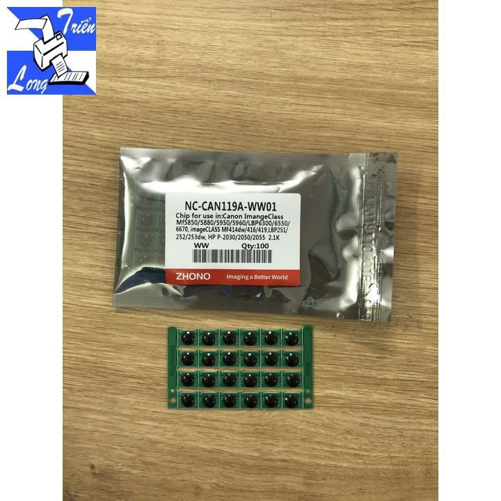 Chip Canon 119A, HP 05A -MF5850dn, MF5960dn, P2035, P2055