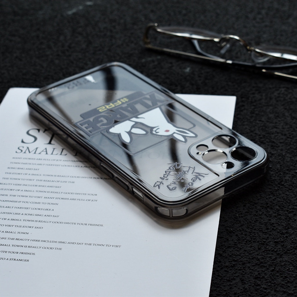 Ốp Điện Thoại Trong Suốt Họa Tiết Chú Thỏ Dễ Thương Cho for iPhone12Pro for iPhone12Pro 7p for iPhone11 11Promax Phone12