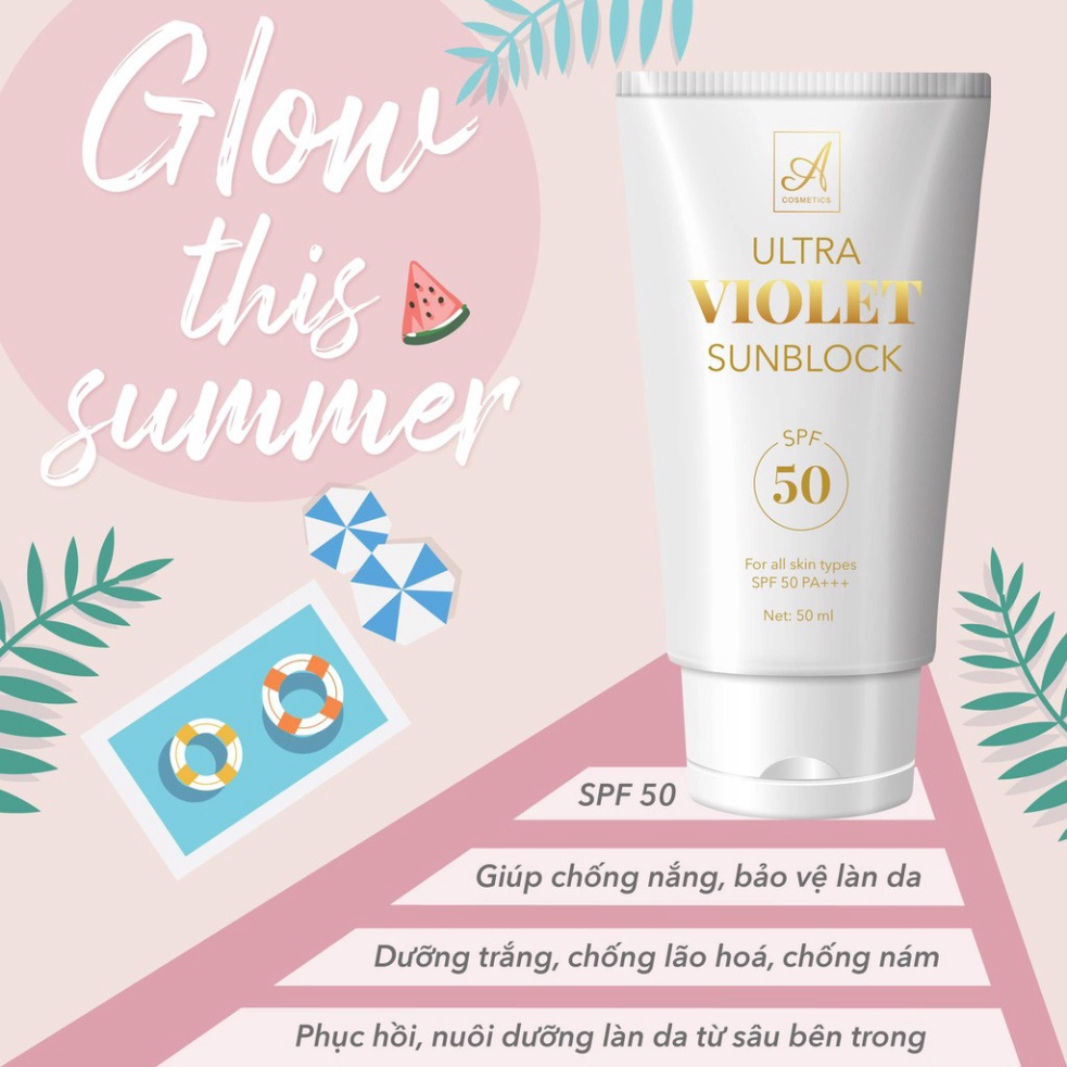 [Chính Hãng] kem chống nắng a cosmetic ultra violet sun block date mới