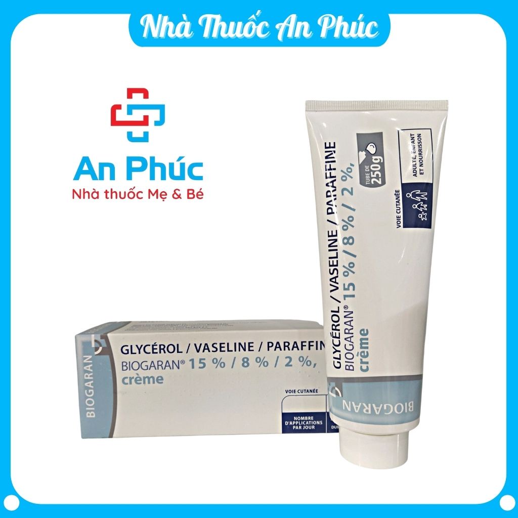Kem dưỡng da  Biogaran Glycerol Vaseline Paraffine- Dưỡng da, hết nẻ, rạn da mẹ bầu và chàm tuyệt đối | BigBuy360 - bigbuy360.vn