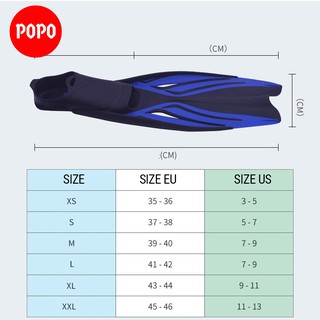 Chân Nhái Lặn Biển Popo