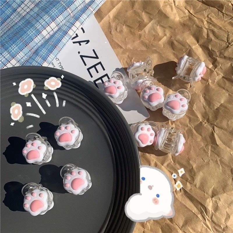 Kẹp tóc hình chân mèo dễ thương cho nữ