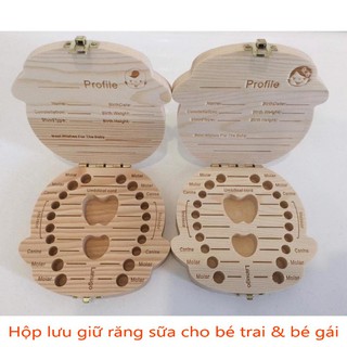 Hộp đựng lưu giữ răng sữa cho bé