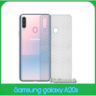 Miếng Dán VÂN Carbon Chống Trầy Cho Điện Thoại samsung galaxy A20s
