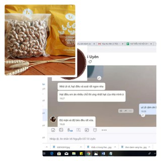 Hạt điều rang muối Nhà Lê nguyên hạt còn vỏ lụa
