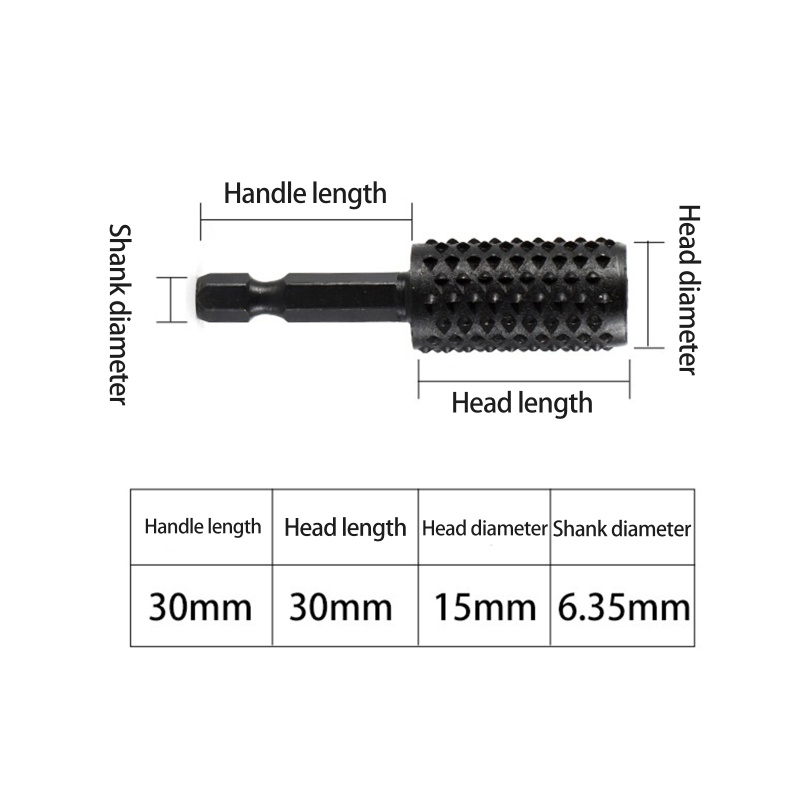 Bộ 7 Mũi Khoan Gỗ 6.3mm (1 / 4 &quot;)