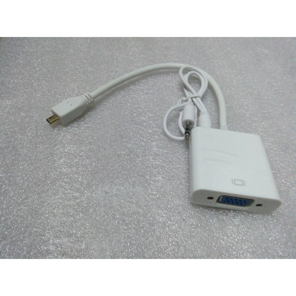 Cáp chuyển Micro HD to VGA + AV | micro hd sang vga, audio giá rẻ