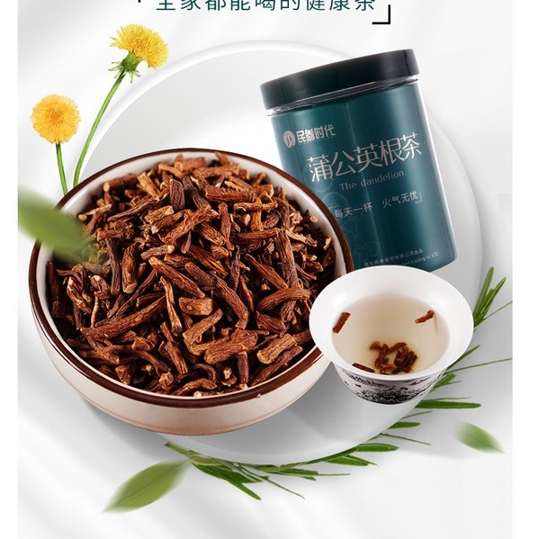 Rễ cây bồ công anh núi Trường Bạch pha trà, hạ hỏa giảm nóng trong