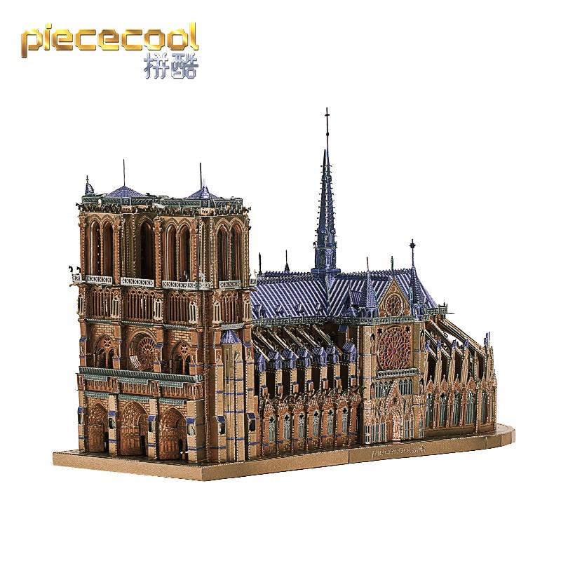 📌 Mô hình lắp ghép kim loại 3d ⛪ Nhà thờ Đức Bà Paris