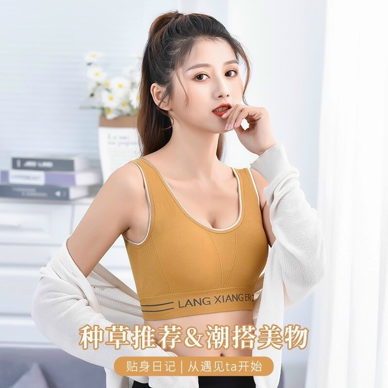 Áo bra áo tập gym, áo lót nữ tập yoga ôm body có đệm mút nâng ngực  CROP01