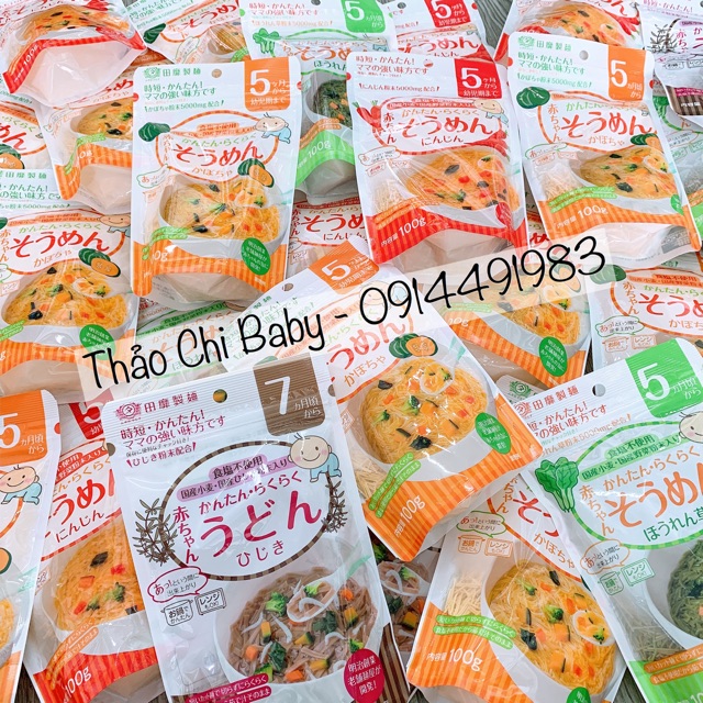 Mì somen rau củ