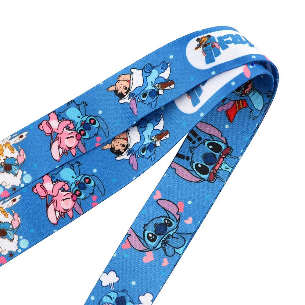 Dây Đeo Thẻ ID / Điện Thoại Họa Tiết Hoạt Hình Stitch Dễ Thương
