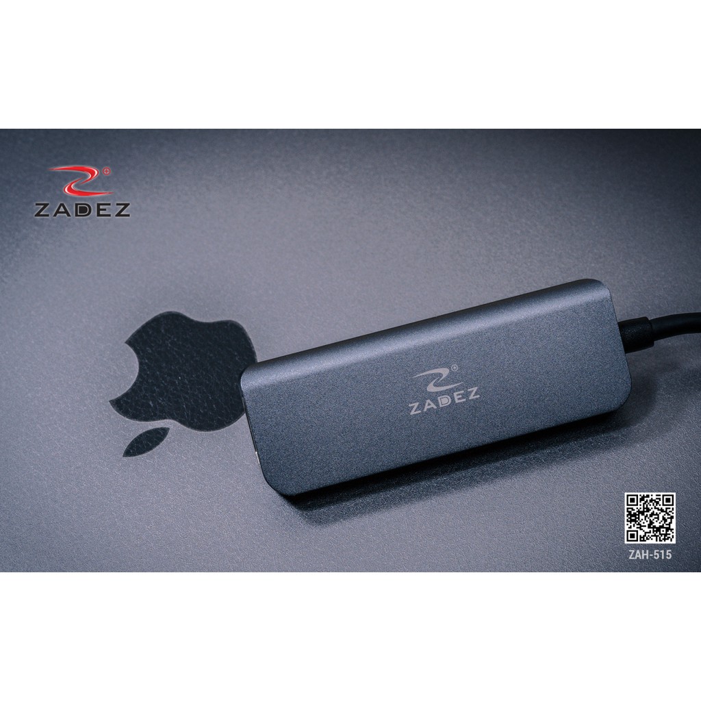 Bộ chuyển đổi Type-C Hub ZADEZ ZAH-515  | Hàng Chính Hãng
