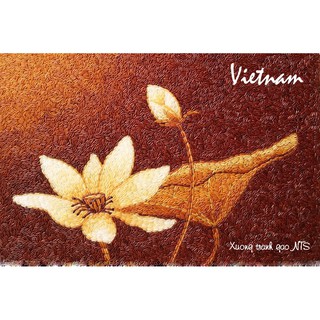 [20x30] Bộ nguyên liệu tranh gạo Sen