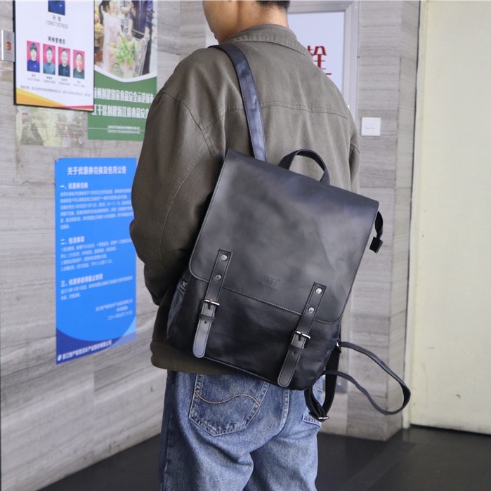 Three Box Balo da thời trang Unisex cao cấp đựng được laptop