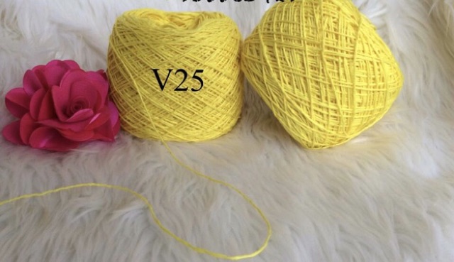 Chỉ móc sợi cotton hàng Việt Nam cỡ 1mm