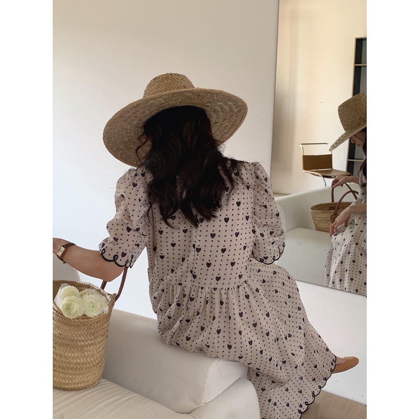 (HÀNG SẴN) Váy babydoll dáng dài, đầm đi biển đi chơi chất lụa freesize