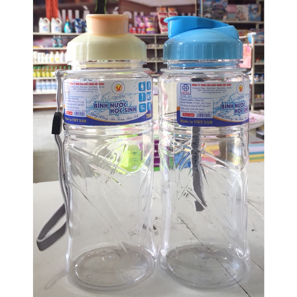 Bình nước học sinh, thể thao 750ml