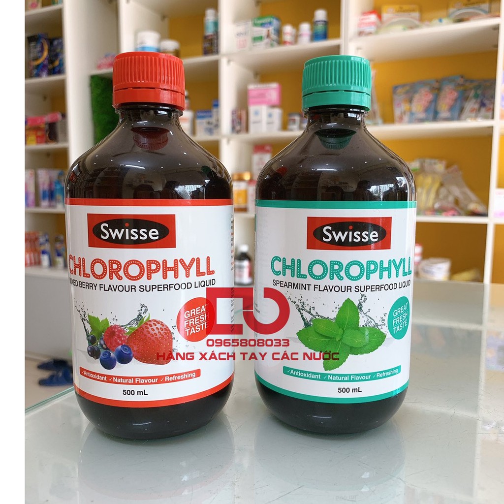 Nước diệp lục Chlorophyll Swisse 500ml
