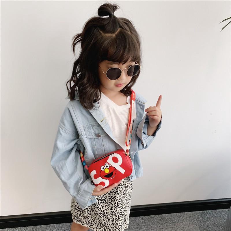 Túi đeo thắt lưng in hình hoạt hình đáng yêu cho bé