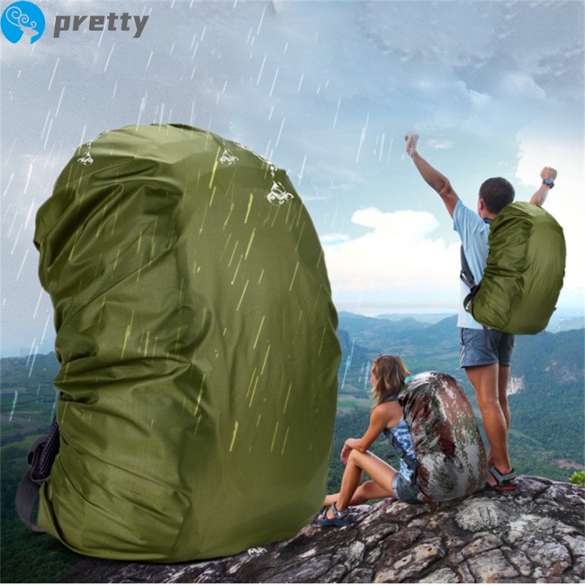Túi bọc balo chống mưa và bụi thiết kế siêu nhẹ nhỏ gọn có thể điều chỉnh được 35/45L dùng đi cắm trại