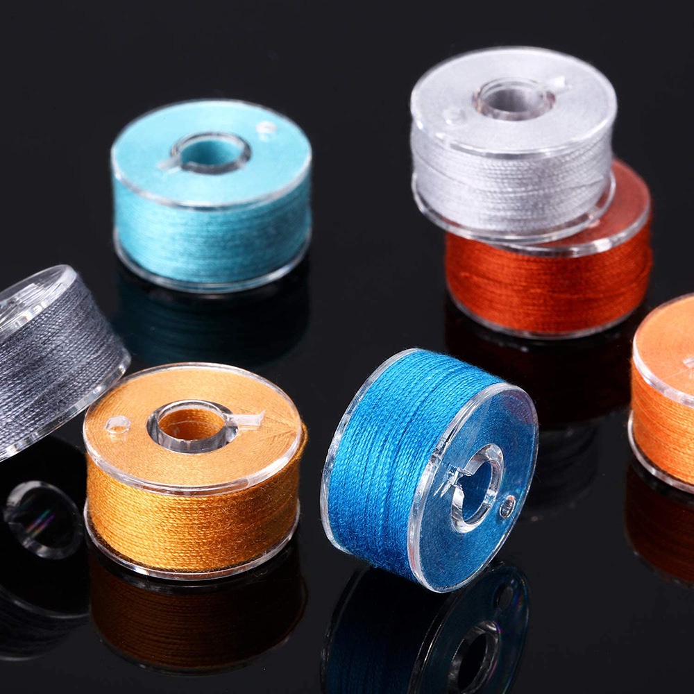 Set 5 / 10 / 20 Suốt Chỉ Bằng Nhựa Nhiều Màu Có Thể Tái Sử Dụng
