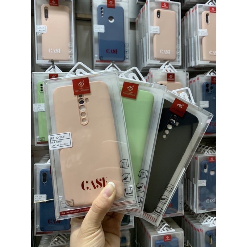 Ốp lưng dẻo màu cho Oppo Reno 2F hiệu Kt Desing chống bám bẩn