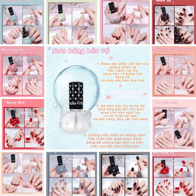 Sơn móng tay Hello Kitty
