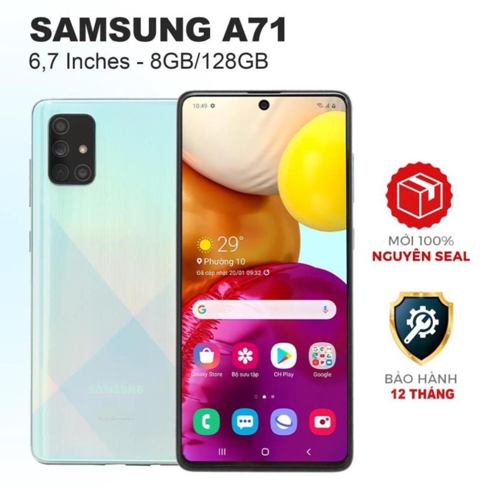 Điện thoại Samsung Galaxy A71  Chính hãng mới 100% Có Tiếng Việt - 1 Đổi 1 - Bảo Hành 1 Năm JN112