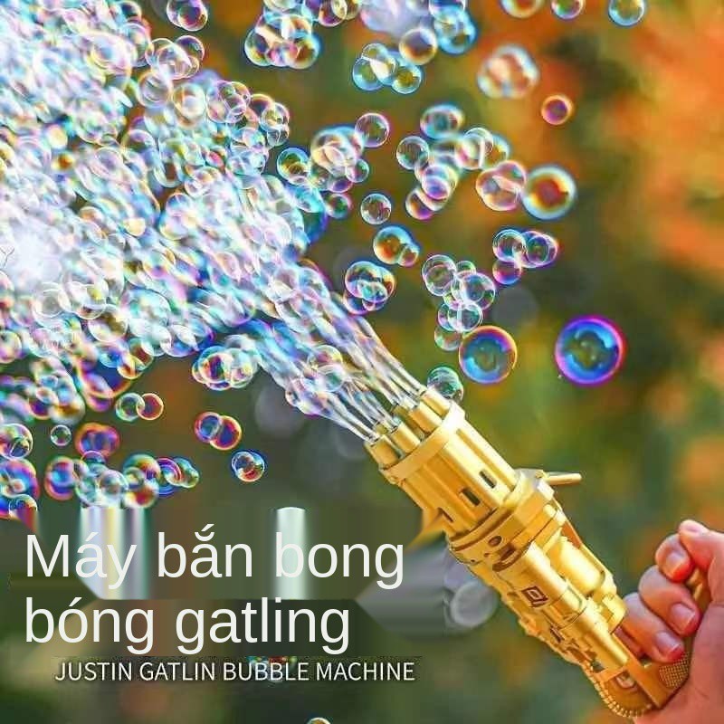 Người nổi tiếng lưới súng bắn bong bóng đồ chơi mạng cùng phong cách Máy tự động không độc hại trẻ em nước