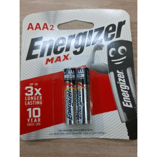 Vĩ 2 viên Pin Energizer 2A, 3A