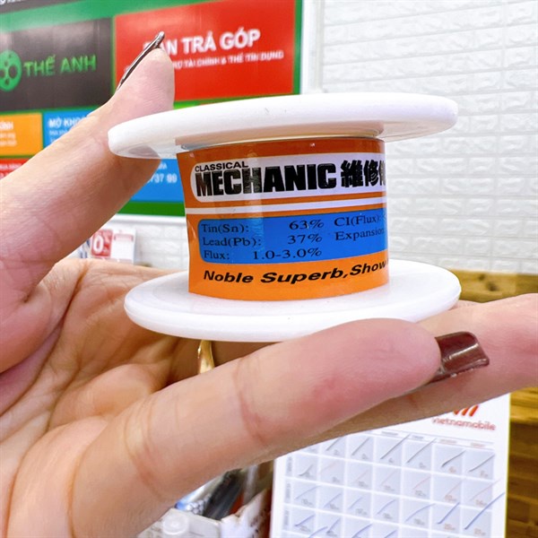 Chì cuộn ( thiếc hàn ) HX-T100 0.3mm 55g Mechanic