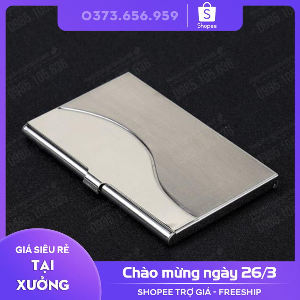 Hộp name card cao cấp thép 201 không dỉ, Hộp name card hót nhất thị trường