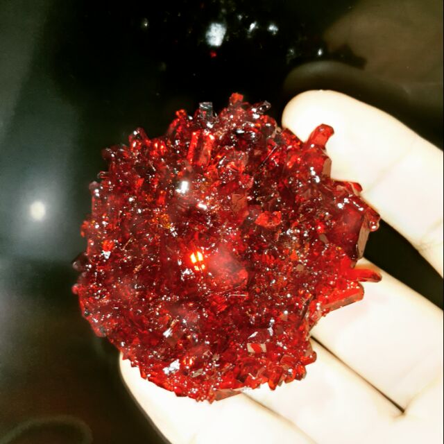 Tinh thể K3Fe(CN)6 (không phải CuSO4)