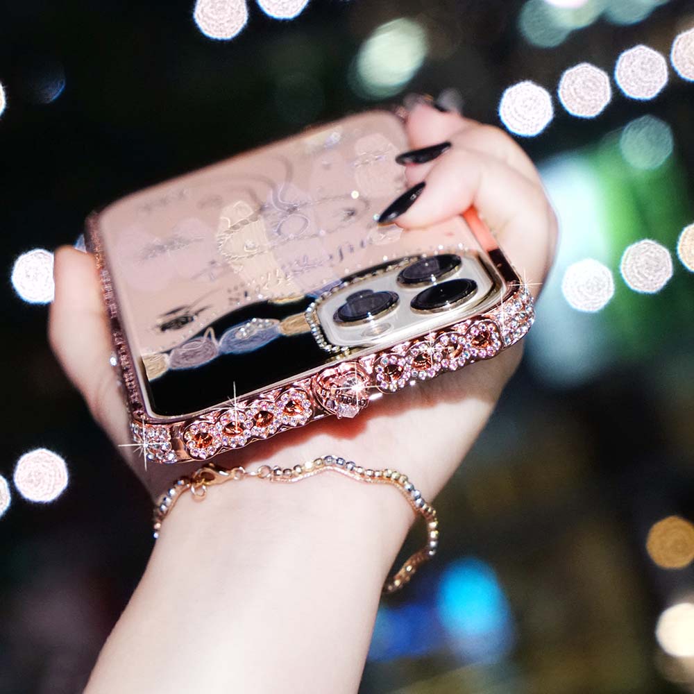 Ốp Điện Thoại Mặt Gương Khung Kim Loại Cho Iphone 14 Pro Max 12 XR 11 Pro Max 7 Plus XS Max 13 Pro Max