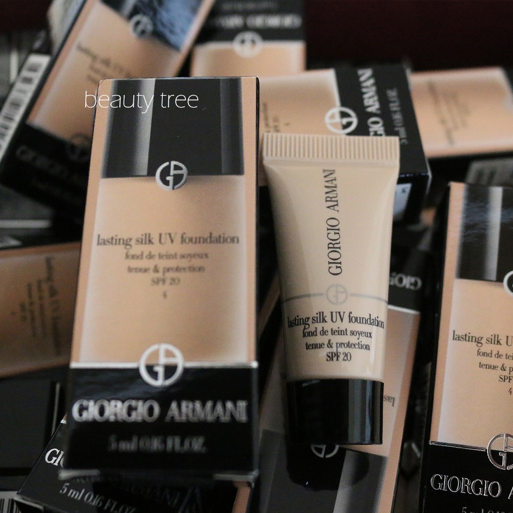 Kem nền Giorgio Armani LASTING SILK UV FOUNDATION 15ml(5mlx3pcs) #4 | BigBuy360 - bigbuy360.vn