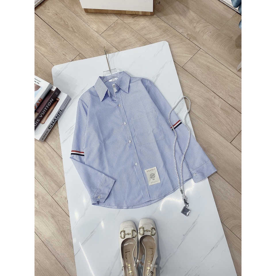 Áo sơ mi Thome kẻ xanh