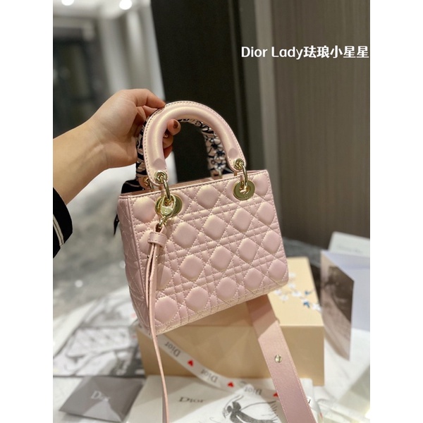 Túi DI O R lady hồng ánh t ra i Fullbox VI P