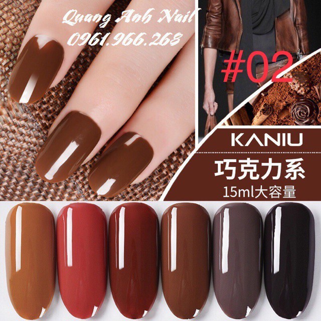 Sơn Gel Kaniu bền màu cực kì mướt 12ML (Dành cho tiệm nail chuyên nghiệp) - QK