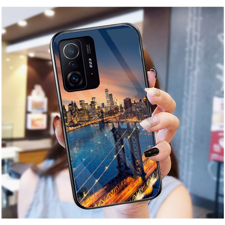 Ốp Lưng XIAOMI 11T 5G, 11T PRO 5G Ốp kính bóng cao cấp mới nhất