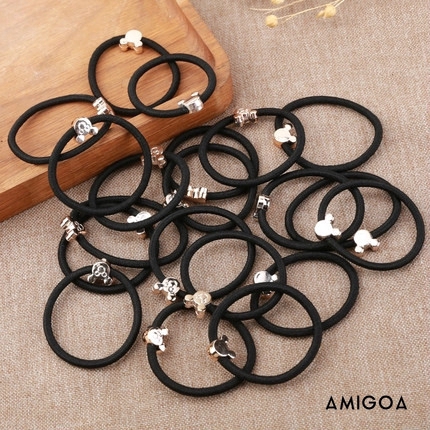 ✨✨Chun buộc tóc, dây buộc tóc cột tóc Hàn Quốc xinh đẹp CO GIÃN đính hình dễ thương đồ buộc tóc