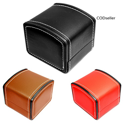 Túi Đựng Đồ Dùng Cao Cấp Tiện Dụng◘Hộp Quà Đựng Trang Sức Hình Vuông Bằng Da Giả Kèm Gối Đệm