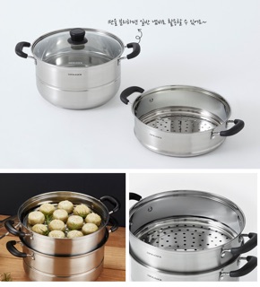 🍓🍓NỒI HẤP INOX 26CM CỦA LOCK&LOCK-LLH1262