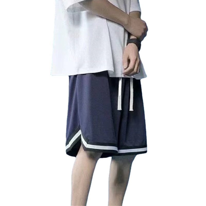 Quần Short Thể Thao Ống Rộng In Họa Tiết Phong Cách Hàn Quốc Dành Cho Nam