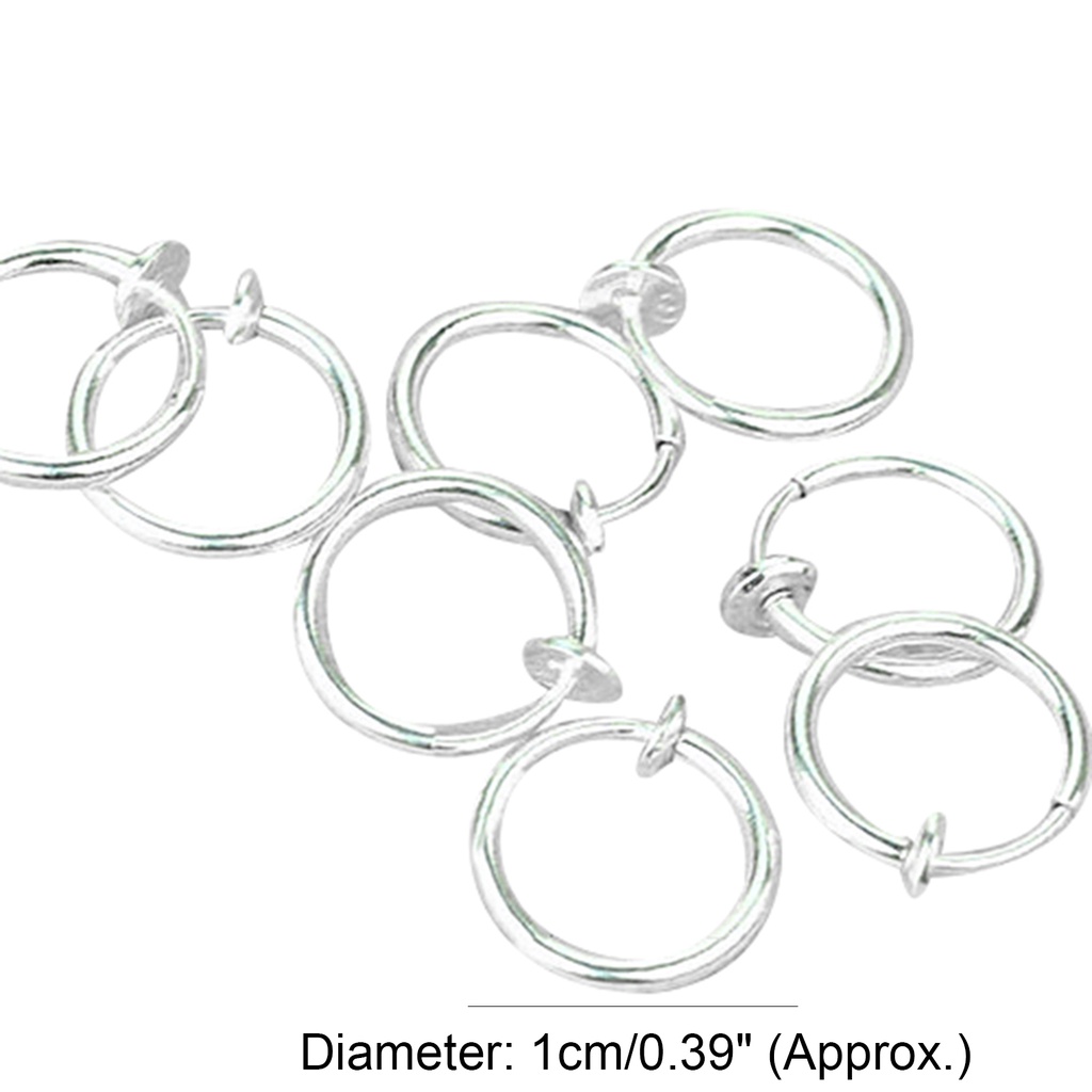 Set 8 khuyên mũi không bấm lỗ