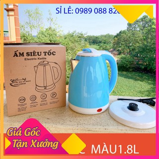 Ấm đun nước siêu tốc màu 2 lớp electric 1.8l