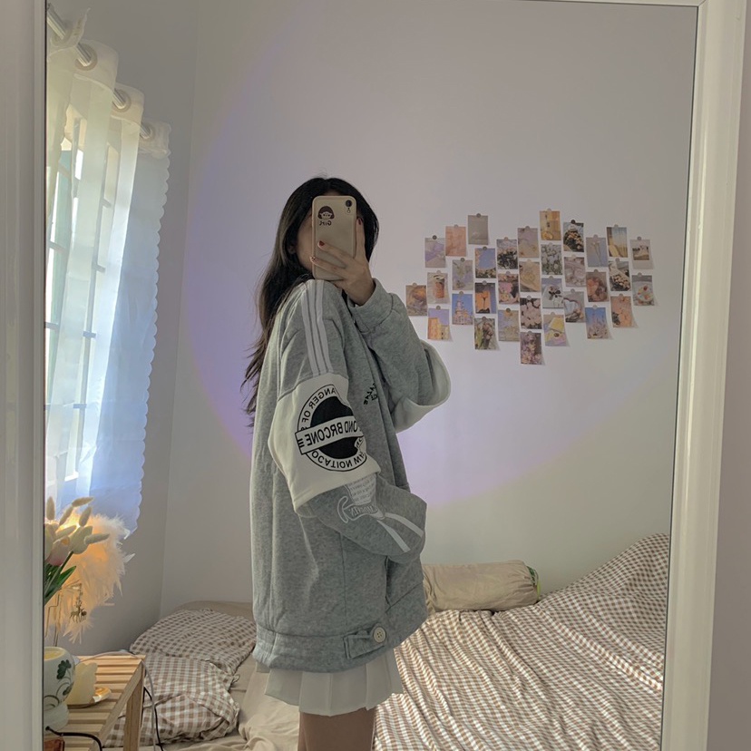 Áo Khoác Cardigan In Chữ Brcon Phong Cách Ulzzang Hàn Quốc Hot Trend Anne Boutique Mã 618