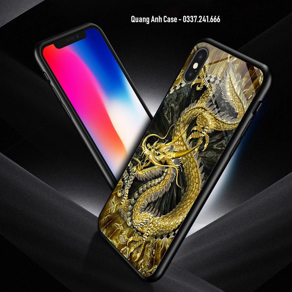 Ốp hình rồng vàng cao cấp cho dòng iphone X/xs - Iphone Xr - Iphone Xmax/Xsmax