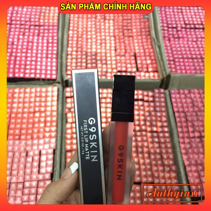 Son kem lì cực lâu trôi G9Skin First Lip Matte G9 Skin 01-08 6g | BigBuy360 - bigbuy360.vn